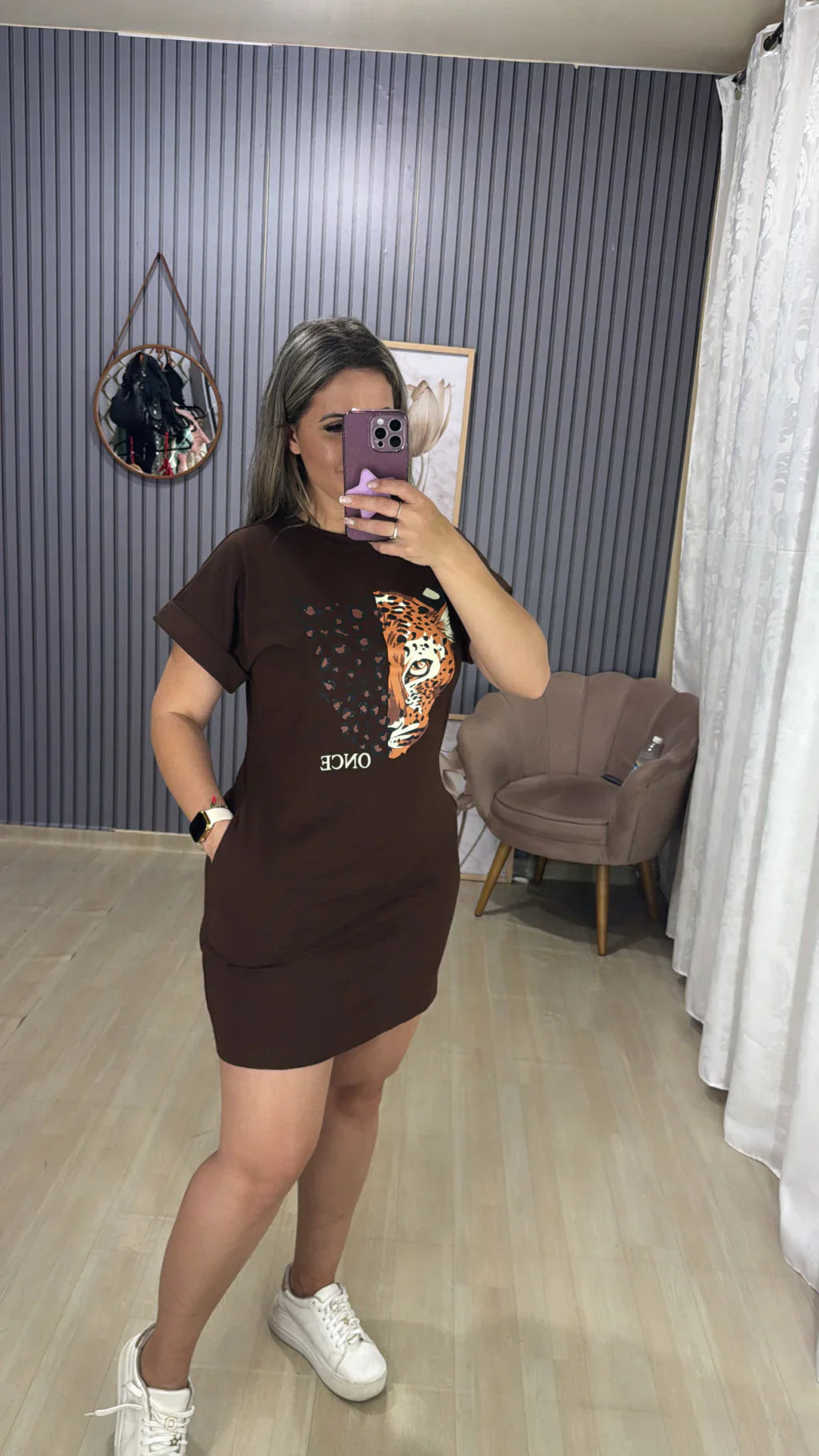 Vestido Dress Onça